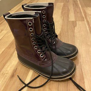 Sorel Lined Women's Snow Boots Size 8